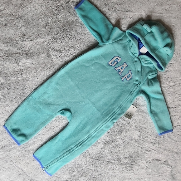 Fleece Baby GAP Bear Hoodie - Picture 1 of 3